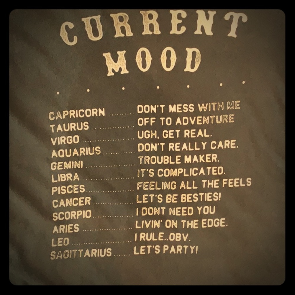 COPY - American Eagle Zodiac mood T-shirt